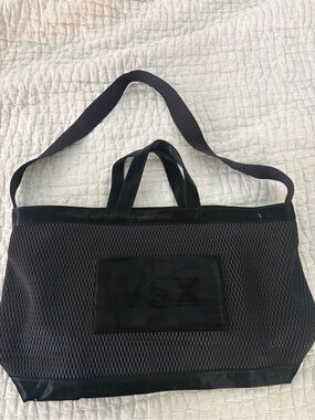 NWOT Victoria’s Secret VSX Black Mesh  Tote Bag